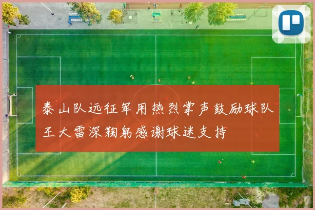 泰山队远征军用热烈掌声鼓励球队王大雷深鞠躬感谢球迷支持